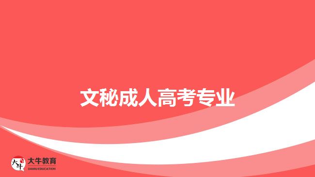 文秘成人高考專(zhuān)業(yè)