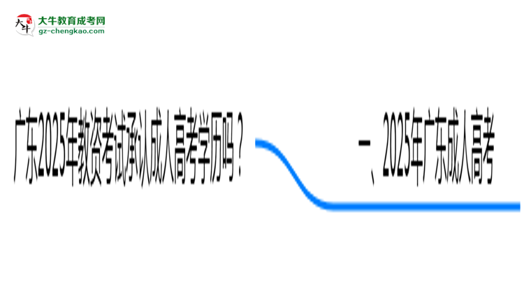 廣東2025年教資考試承認(rèn)成人高考學(xué)歷嗎？思維導(dǎo)圖