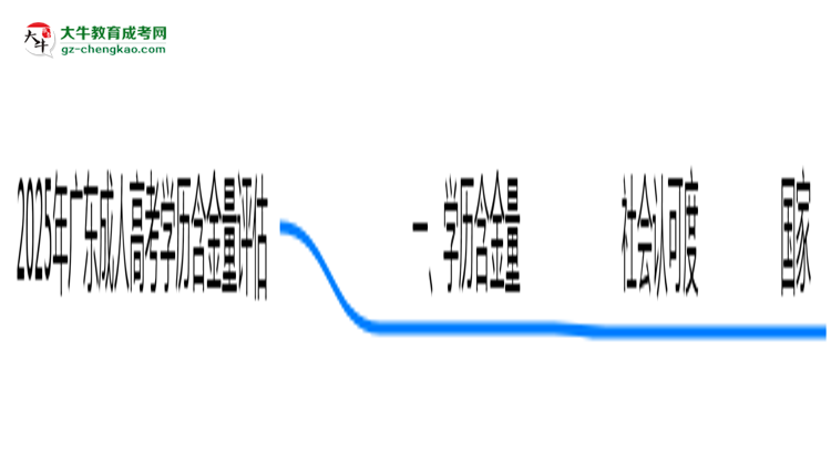 2025年廣東成人高考學(xué)歷含金量評估思維導(dǎo)圖
