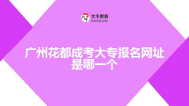 廣州花都成考大專報名網址是哪一個