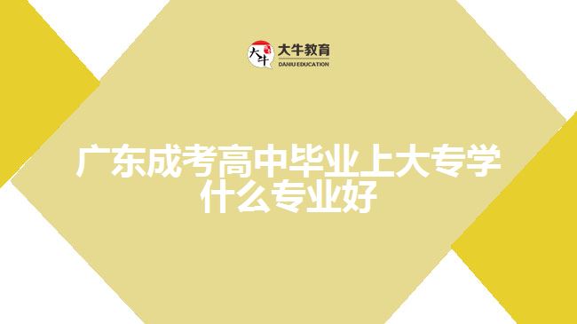 廣東成考高中畢業(yè)上大專(zhuān)學(xué)什么專(zhuān)業(yè)好
