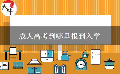 成人高考到哪里報到入學