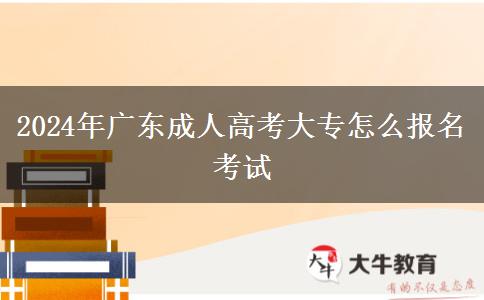 2024年廣東成人高考大專(zhuān)怎么報(bào)名考試