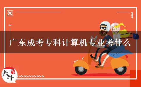 廣東成考專(zhuān)科計(jì)算機(jī)專(zhuān)業(yè)考什么