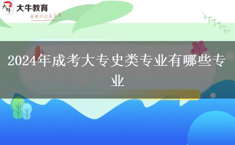 2024年成考大專(zhuān)史類(lèi)專(zhuān)業(yè)有哪些專(zhuān)業(yè)