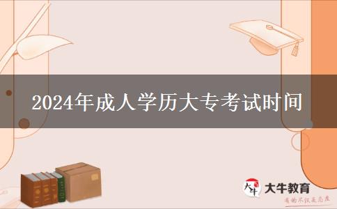 2024年成人學(xué)歷大?？荚嚂r間