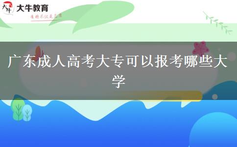 廣東成人高考大?？梢詧罂寄男┐髮W(xué)