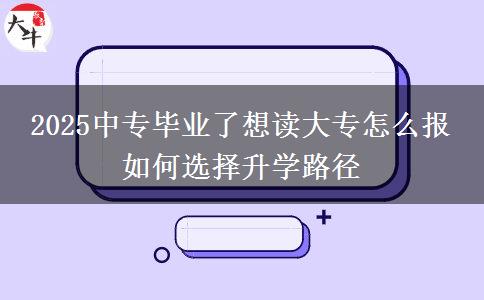 2025中專畢業(yè)了想讀大專怎么報 如何選擇升學(xué)路徑
