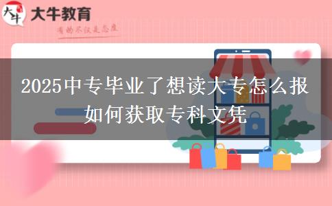 2025中專畢業(yè)了想讀大專怎么報 如何獲取專科文憑