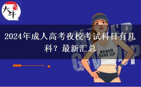2024年成人高考夜?？荚嚳颇坑袔卓疲孔钚聟R總