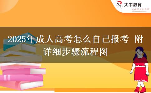 2025年成人高考怎么自己報考 附詳細(xì)步驟流程圖